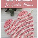 Heart Potholder Free Crochet Pattern