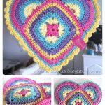 Heart Potholder Free Crochet Pattern