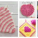 Heart Potholder Free Crochet Pattern