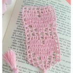 Hearts Bookmark Free Crochet Pattern