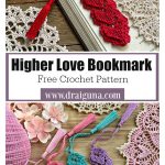 Higher Love Bookmark Free Crochet Pattern