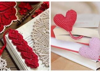 Lovely Heart Bookmark Free Crochet Pattern