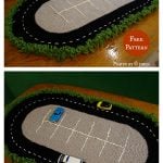 Race Track Rug Free Crochet Pattern