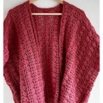 Raspberry Spring Lace Kimono Cardigan Free Crochet Pattern