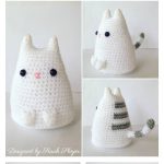 Amigurumi Dumpling Kitty Free Crochet Pattern