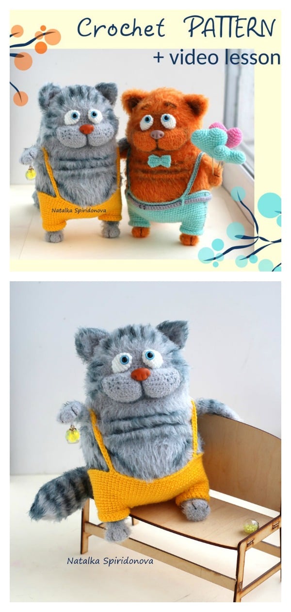 Amigurumi Fat Cat Crochet Pattern