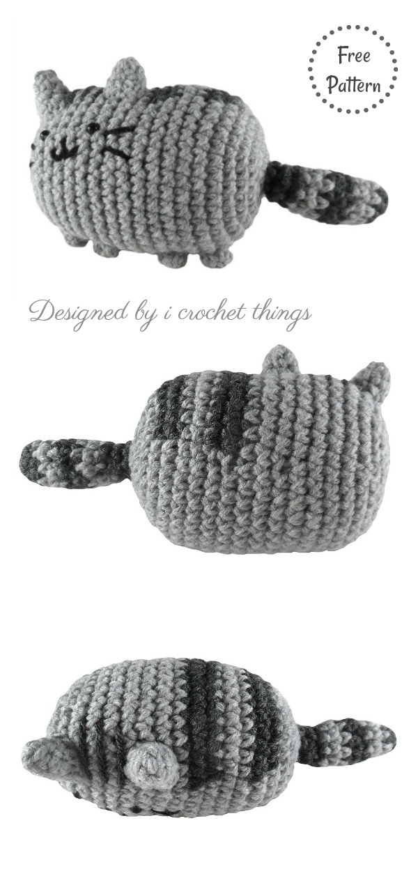 Amigurumi Pusheen the Cat Free Crochet Pattern
