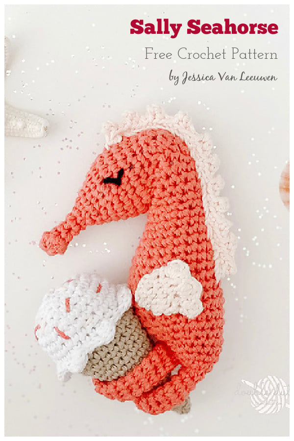 Amigurumi Sally Seahorse Free Crochet Pattern