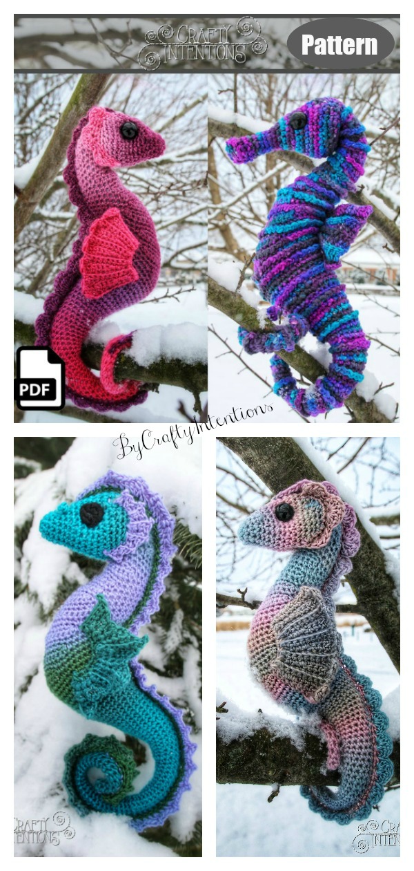Amigurumi Seahorse Crochet Pattern