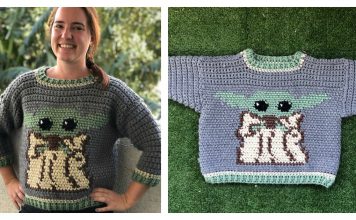 Baby Yoda Sweater Free Crochet Pattern