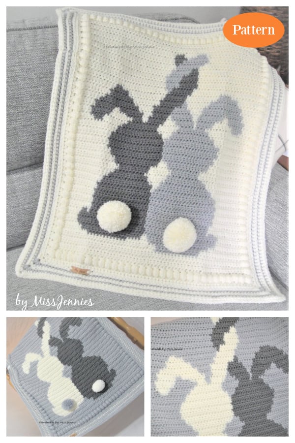 Bunny Baby Blanket Crochet pattern