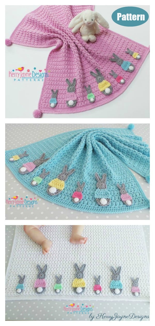 Bunny Blanket Crochet pattern