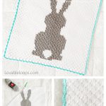 Bunny Blanket Free Crochet pattern