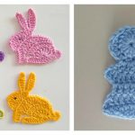 Bunny Rabbit Applique Free Crochet Pattern