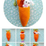 Carrot Surprise Easter Bunny Playset Free Crochet Pattern