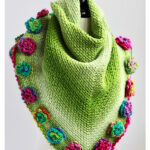 Flower Meadow Shawl Free Crochet Pattern