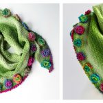 Flower Meadow Shawl Free Crochet Pattern