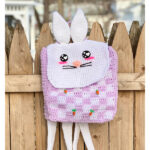 Gingham Bunny Backpack Free Crochet Pattern