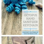 Little Octopus Hand Sanitizer Cozy Free Crochet Pattern