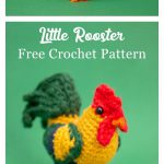 Little Rooster Amigurumi Free Crochet Pattern and Video Tutorial