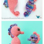 Mommy and Me Seahorse Amigurumi Free Crochet Pattern