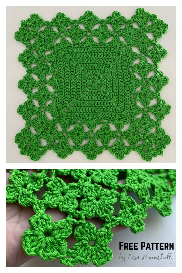 Shamrock Doily Free Crochet Pattern 