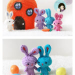 The Traveling Tu Family Easter Bunny Playset Free Crochet Pattern