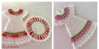 Tulip Stitch Potholder Free Crochet Pattern