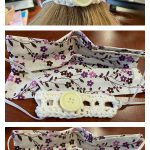 Adjustable Buttonhole Ear Savers for Masks Free Crochet Pattern