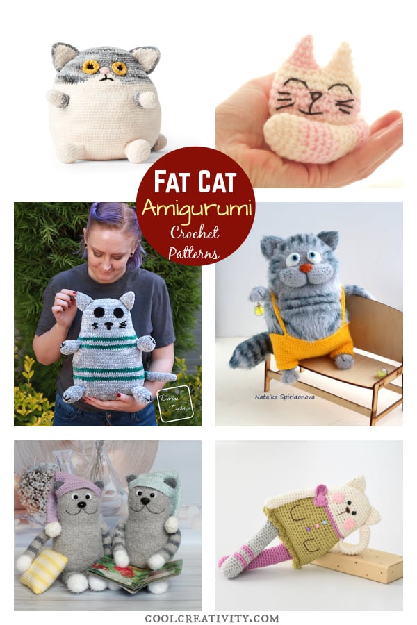 Adorable Fat Cat Free Crochet Pattern and Paid 