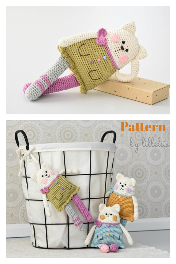 Adorable Rag Doll Cat Crochet Pattern