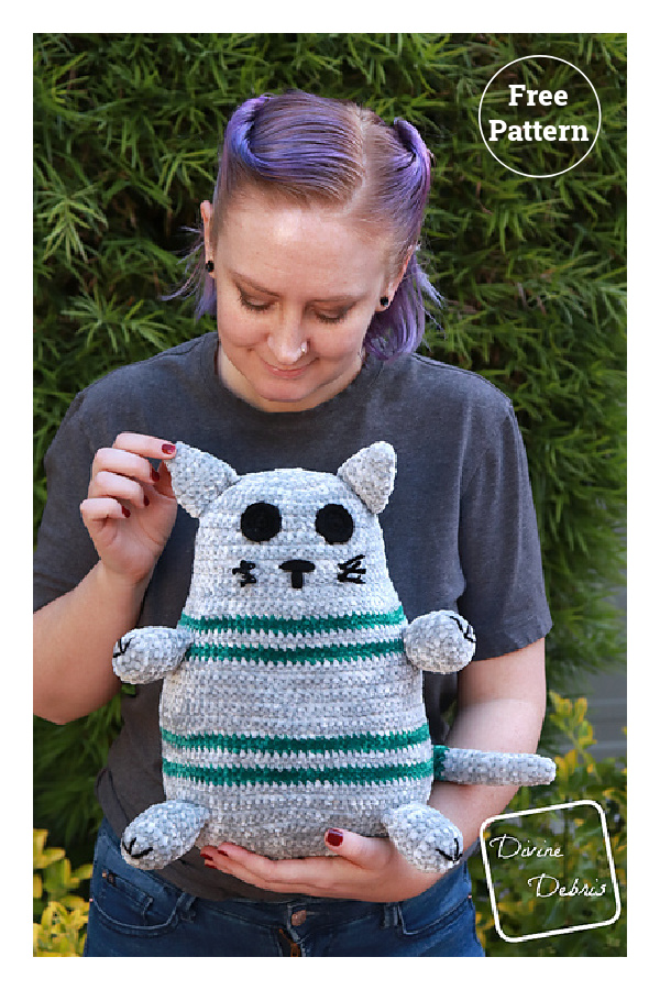 Adorable Rebel Cat Free Crochet Pattern 