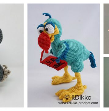 Amigurumi Dodo Free Crochet Pattern and Paid