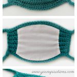 Fabric Lined Face Mask Free Crochet Pattern