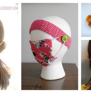 Face Mask Ear Savers Free Crochet Pattern