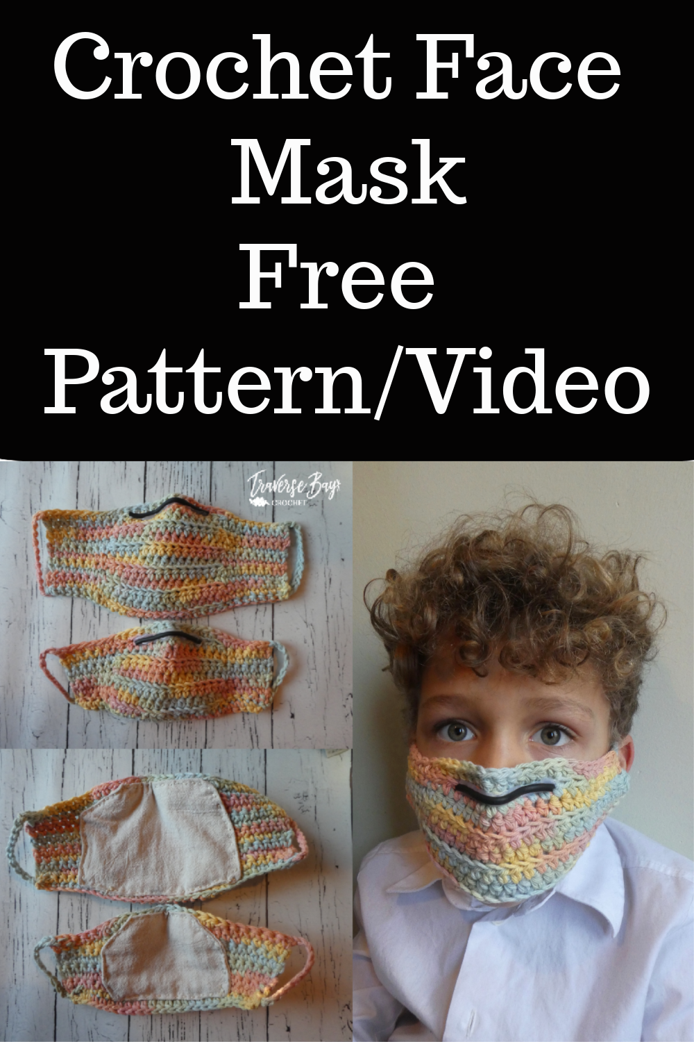 Face Mask Free Crochet Pattern and Video Tutorial