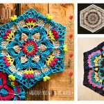Flower Mandala Hexagon Free Crochet Pattern