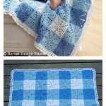 Gingham Blanket Free Crochet Pattern