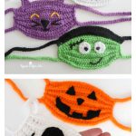 Halloween Face Masks Free Crochet Pattern
