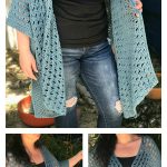 How to Crochet Free Spirit Ruana:Kimono
