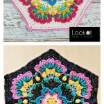 Mary’s Memory Flower Mandala Hexagon Free Crochet Pattern