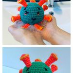Morris the Virus Amigurumi Free Crochet Pattern