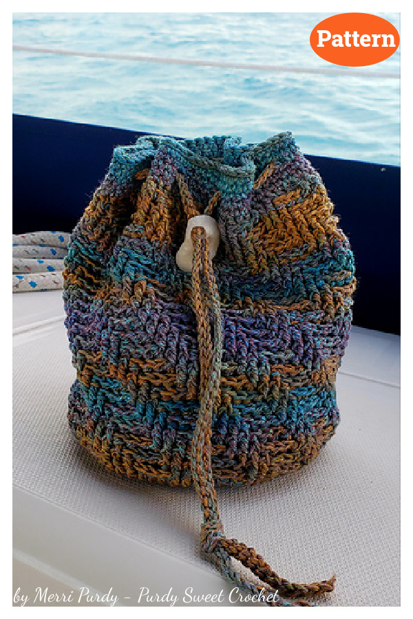 Sand Dollar Beach Bag Crochet Pattern 