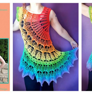 Spiderdream Tunic Top Crochet Pattern