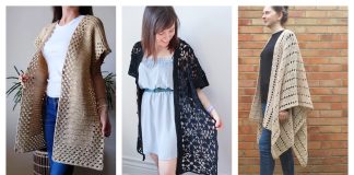 Sweet Summer Ruana Free Crochet Patterns