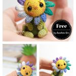 Tiny Flower Amigurumi Free Crochet Pattern