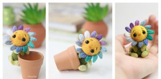 Tiny Flower Amigurumi Free Crochet Pattern