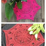 Touch of Tulips Doily Free Crochet Pattern