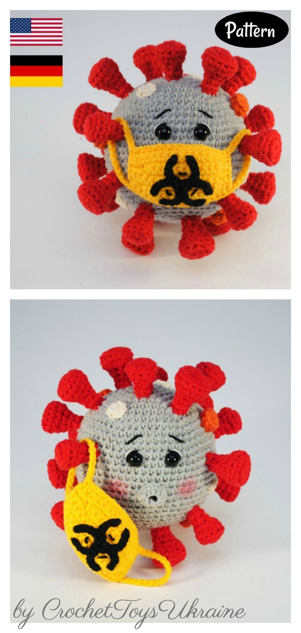 Virus Amigurumi Crochet Pattern