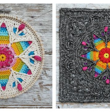 Fancy Nancy Mandala Free Crochet Pattern